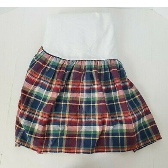 Vintage Lauren Ralph Lauren Garrison Plaid Ruffle